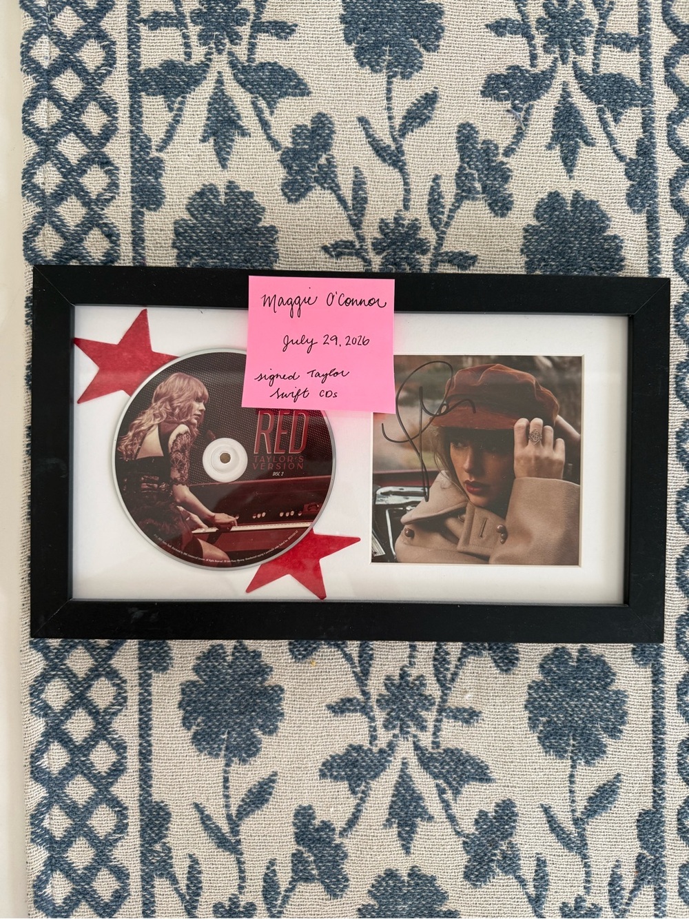 Taylor Swift Red Taylor’s Version Signed CD